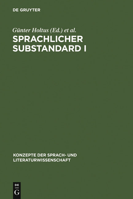 Sprachlicher Substandard I - Ingram