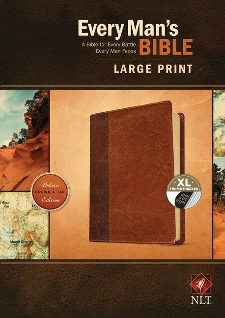 Every Man's Bible NLT, Large Print, Tutone - Ingram