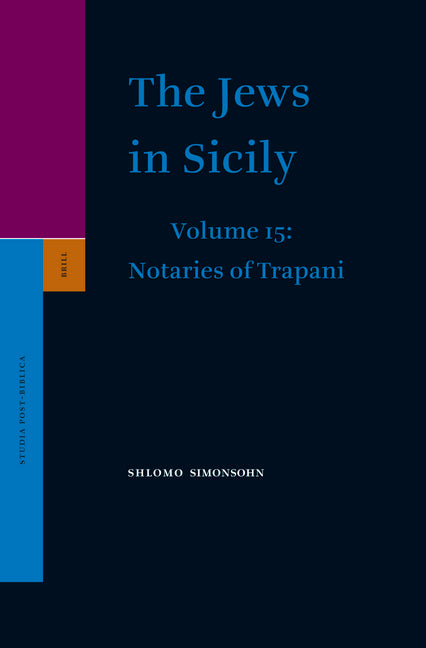 Jews in Sicily, Volume 15 Notaries of Trapani - Ingram