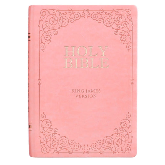KJV Bible Giant Print Full Size Pink - Ingram
