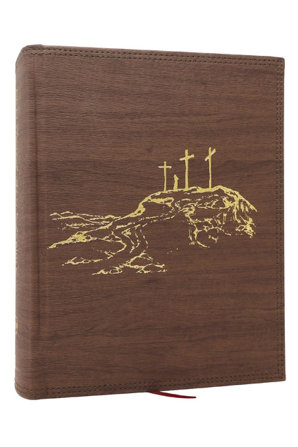Nkjv, Journal the Word Bible, Large Print: Reflect, Journal or Create Art Next to Your Favorite Verses (Brown Leathersoft Over Board, Red Letter) - Ingram