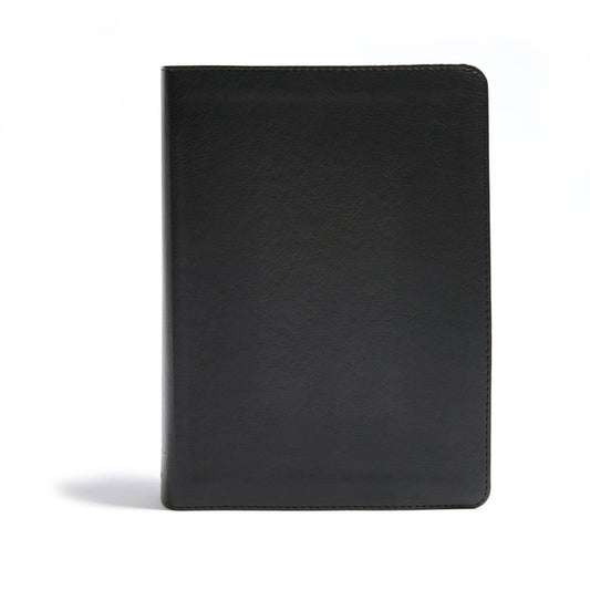 CSB He Reads Truth Bible, Black Leathertouch: Black Letter, Wide Margins, Notetaking Space, Reading Plans, Sewn Binding, Two Ribbon Markers, Easy-To-R - Ingram