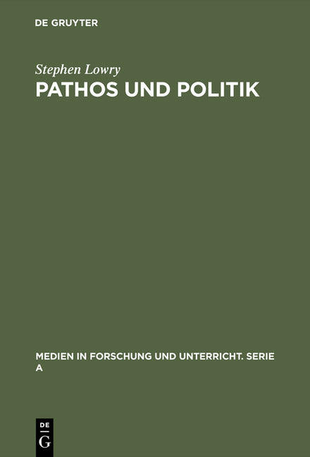 Pathos und Politik (Reprint 2015) - Ingram