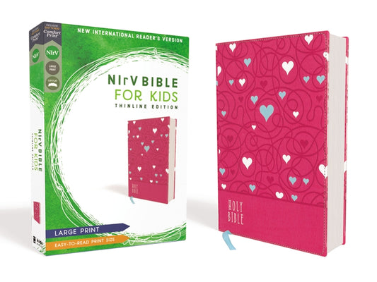 Nirv, Bible for Kids, Large Print, Leathersoft, Pink, Comfort Print: Thinline Edition - Ingram