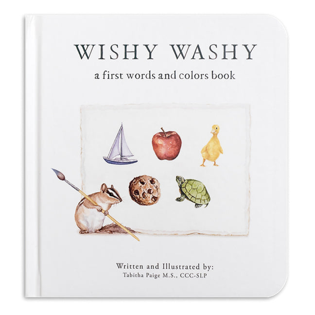 Wishy Washy: A Board Book of First Words and Colors for Growing Minds - Ingram
