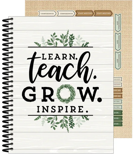 Farmhouse Teacher Planner - stevensbooks