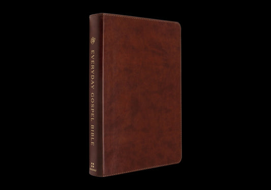 ESV Everyday Gospel Bible: Connecting Scripture to All of Life (Trutone, Chestnut) - Ingram