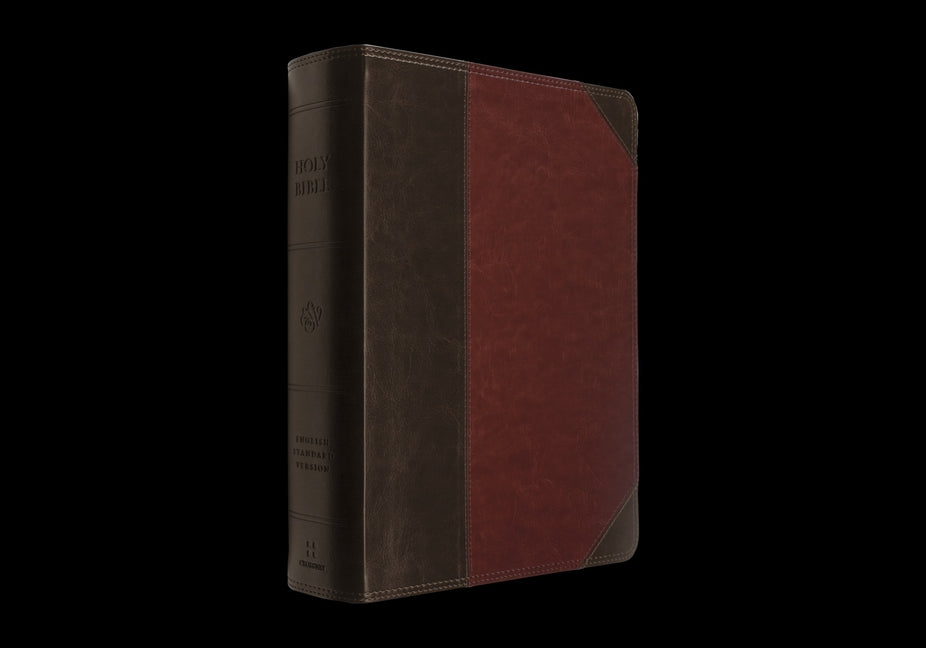 ESV Super Giant Print Bible (Trutone, Brown/Cordovan, Portfolio Design) - Ingram