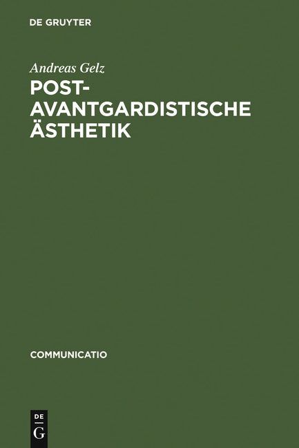 Postavantgardistische Ästhetik (Reprint 2011) - Ingram