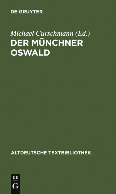 Münchner Oswald (1. Auflage, Reprint 2012) - Ingram