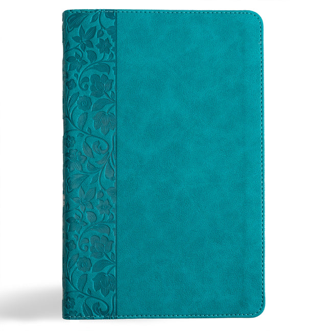 CSB Thinline Bible, Teal Leathertouch - Ingram