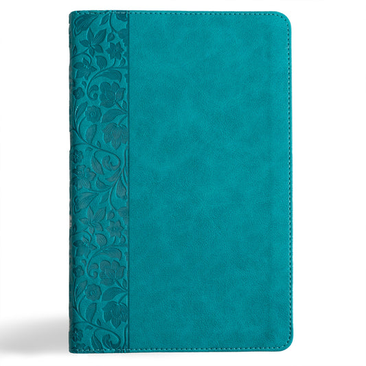 CSB Thinline Bible, Teal Leathertouch - Ingram