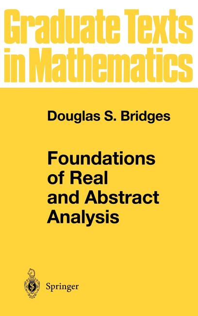 Foundations of Real and Abstract Analysis (1998) - Ingram