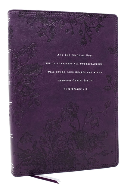 Peace of God Bible: Discover and Experience God's Shalom Throughout the Bible (Nkjv, Purple Leathersoft, Red Letter, Comfort Print) - Ingram