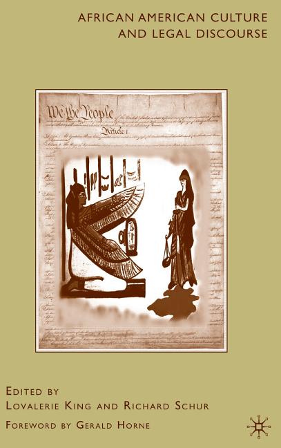 African American Culture and Legal Discourse (2009) - Ingram
