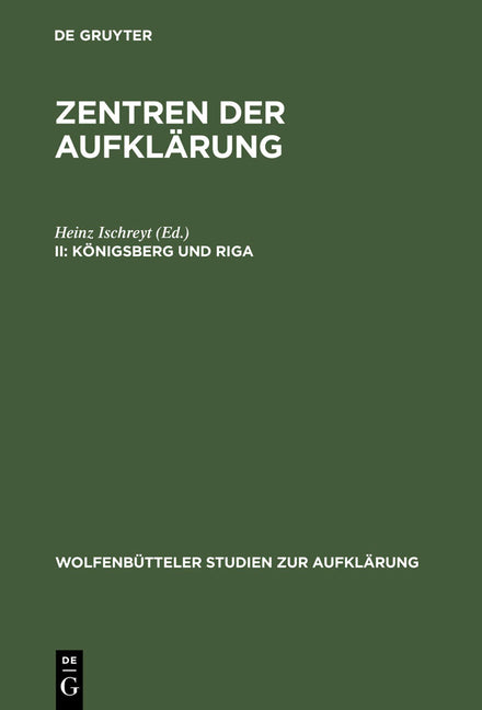 Königsberg Und Riga (Reprint 2012) - Ingram