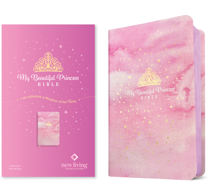 My Beautiful Princess Bible NLT (Leatherlike, Pink Sparkles) - Ingram