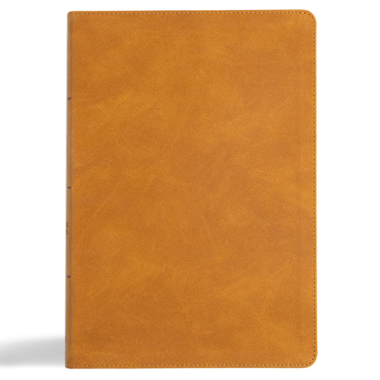 CSB Super Giant Print Reference Bible, Digital Study Edition, Camel Suedesoft Leathertouch, Indexed (Super , Digital Study) - Ingram