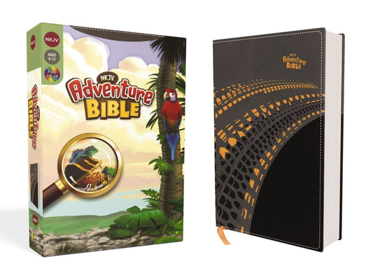 Nkjv, Adventure Bible, Leathersoft, Gray, Full Color - Ingram