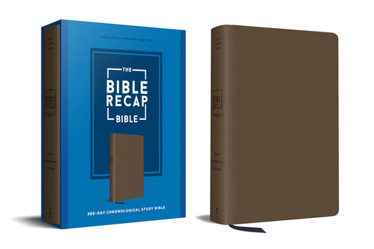 Bible Recap 365-Day Chronological Study Bible: English Standard Version - Imitation Leather - Ingram