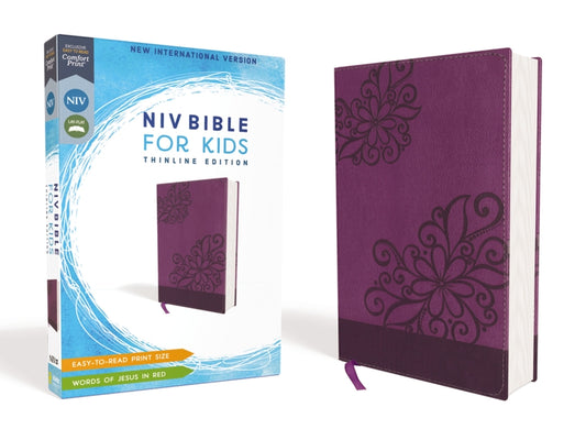 Niv, Bible for Kids, Leathersoft, Purple, Red Letter, Comfort Print: Thinline Edition - Ingram