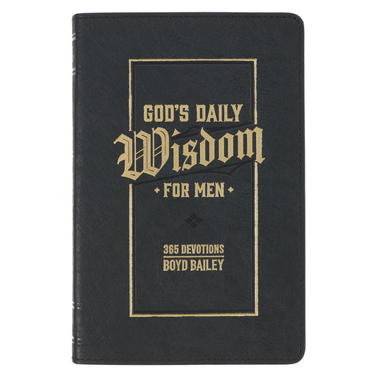 God's Daily Wisdom for Men 365 Devotions Faux Leather - Ingram