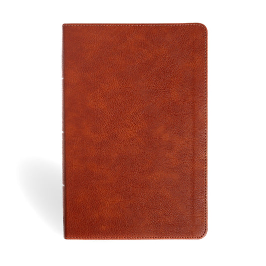NASB Personal Size Giant Print Bible, Burnt Sienna Leathertouch - Ingram