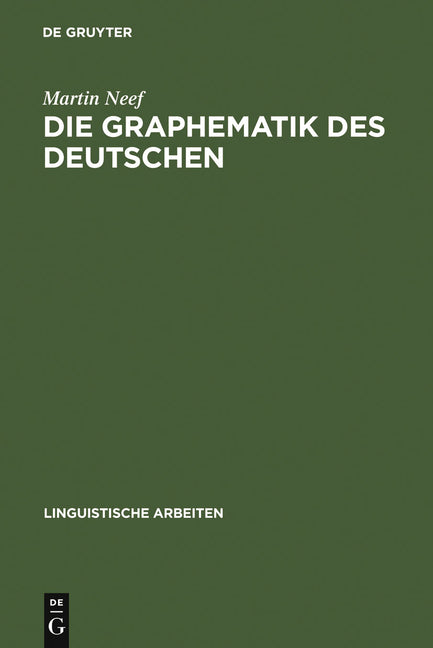 Graphematik des Deutschen (Reprint 2011) - Ingram