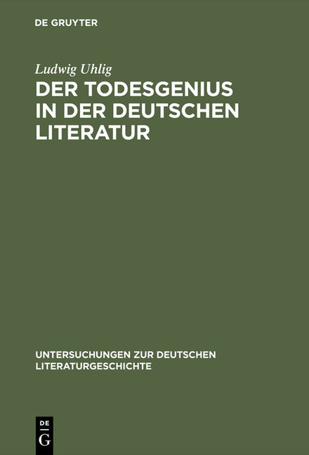 Todesgenius in der deutschen Literatur (Reprint 2015) - Ingram