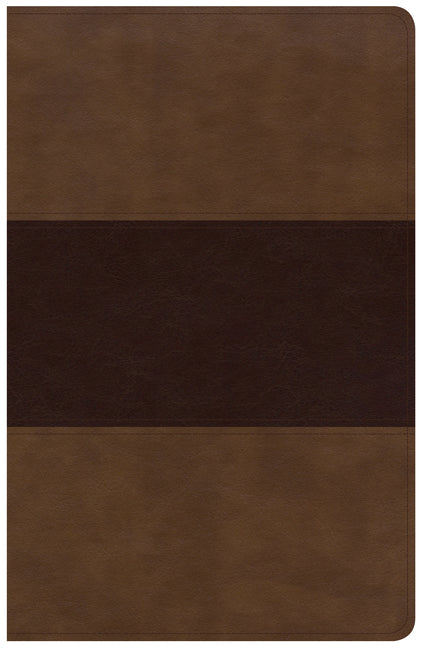 KJV Large Print Personal Size Reference Bible, Saddle Brown Leathertouch - Ingram