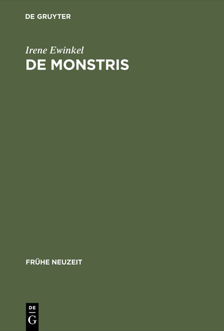 De monstris (Reprint 2013) - Ingram