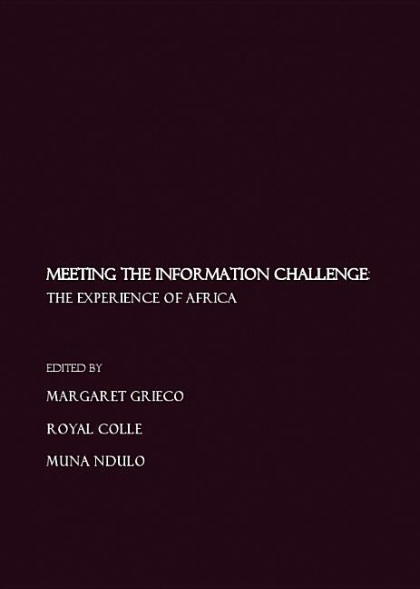 Meeting the Information Challenge: The Experience of Africa - Ingram