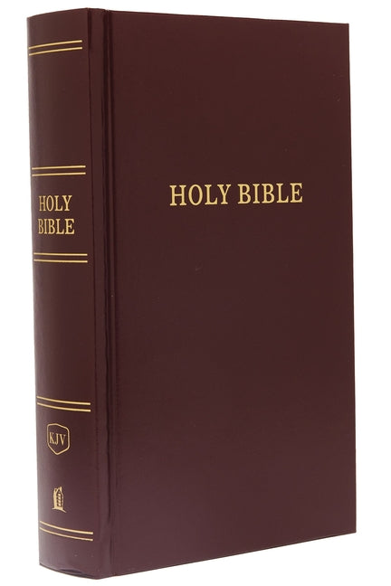 KJV, Pew Bible, Hardcover, Burgundy, Red Letter Edition - Ingram