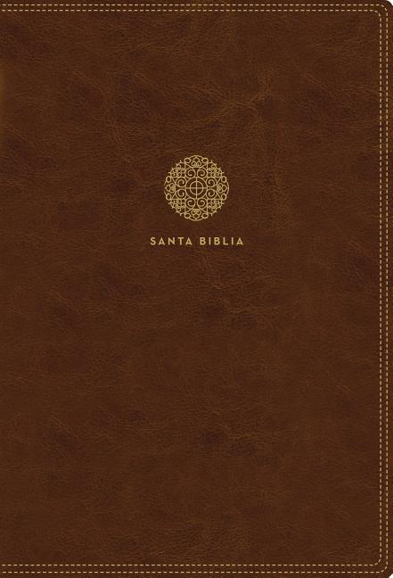 Rvr60, Santa Biblia, Letra Supergigante, Leathersoft, Café, Con Índice Y Cierre, Comfort Print - Ingram