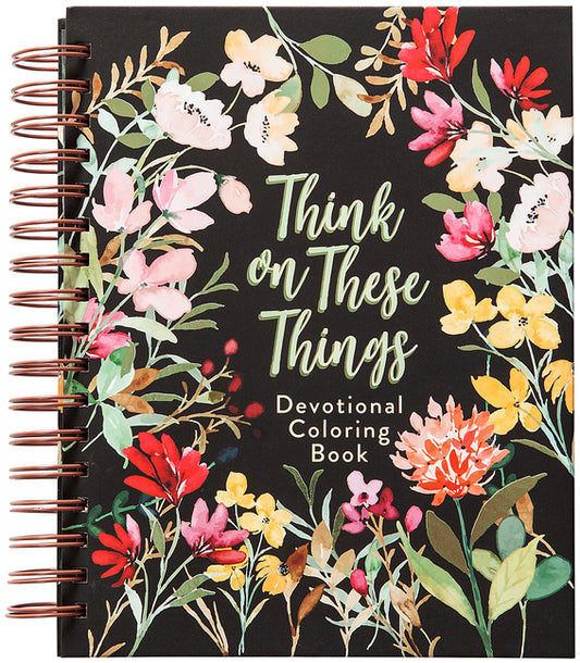 Think on These Things: Devotional Coloring Book - Ingram