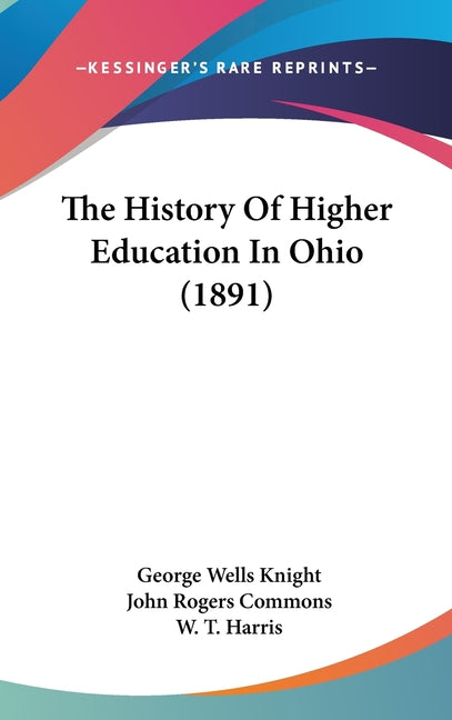 History Of Higher Education In Ohio (1891) - Ingram