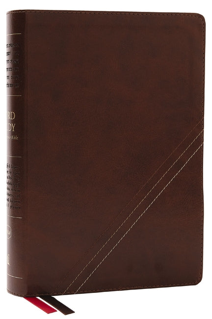 Nkjv, Word Study Reference Bible, Leathersoft, Brown, Red Letter, Comfort Print: 2,000 Keywords That Unlock the Meaning of the Bible - Ingram