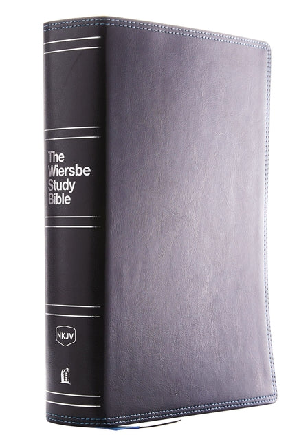 Nkjv, Wiersbe Study Bible, Leathersoft, Black, Comfort Print: Be Transformed by the Power of God's Word - Ingram