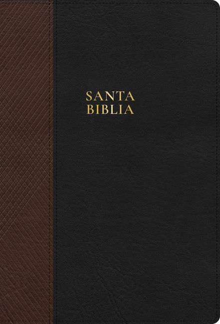 Rvr 1960 Biblia Letra Supergigante, Negro Con Café Símil Piel: Con Referencias. Nueva Tipografía - Ingram