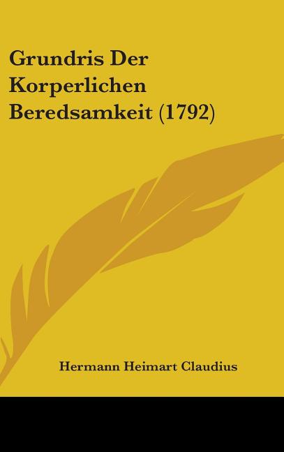 Grundris Der Korperlichen Beredsamkeit (1792) - Ingram