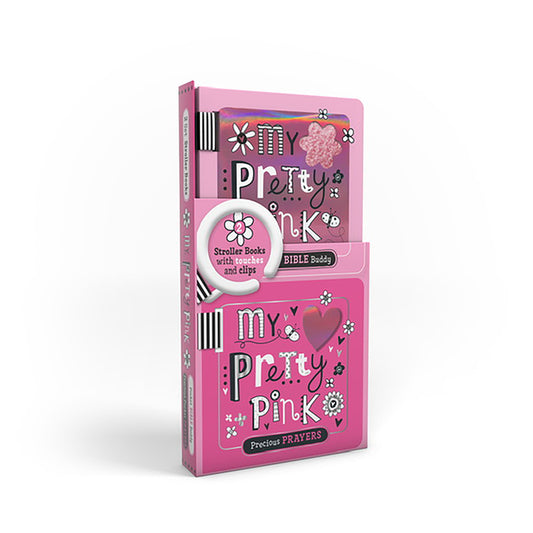 Shiny Vinyl Stroller Books Set - Pink - Ingram