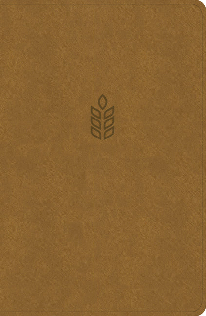 CSB Personal Size Giant Print Bible, Camel Suedesoft Leathertouch, Indexed - Ingram