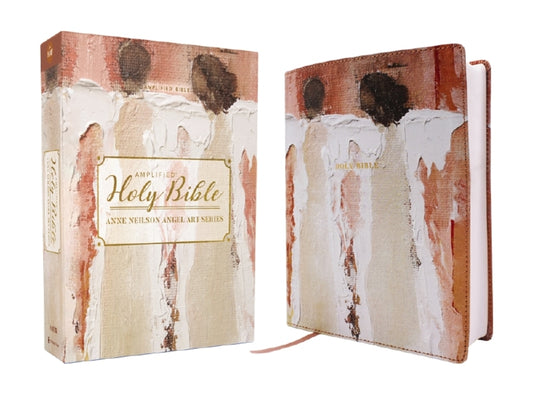 Amplified Holy Bible, Anne Neilson Angel Art Series, Leathersoft, Blush - Ingram