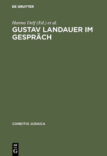Gustav Landauer im Gespräch (Reprint 2017) - Ingram