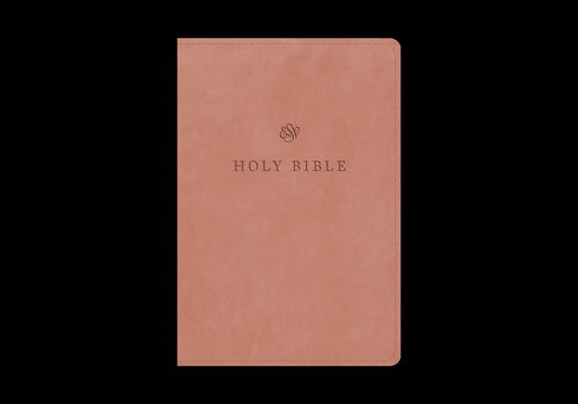 ESV Large Print Compact Bible, Red Letter (Trutone, Blush Rose) - Ingram