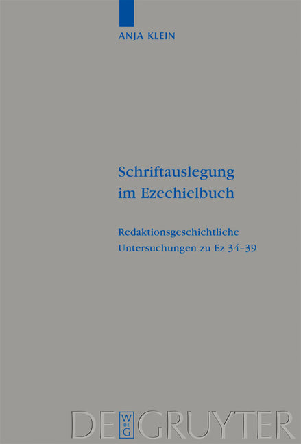 Schriftauslegung im Ezechielbuch - Ingram