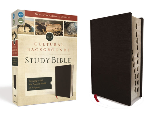 NIV, Cultural Backgrounds Study Bible, Indexed, Bonded Leather: Bringing to Life the Ancient World of Scripture - Ingram