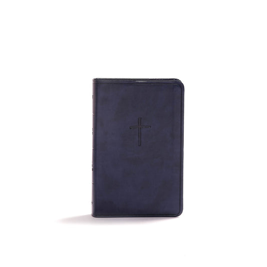 KJV Compact Bible, Value Edition, Navy Leathertouch - Ingram