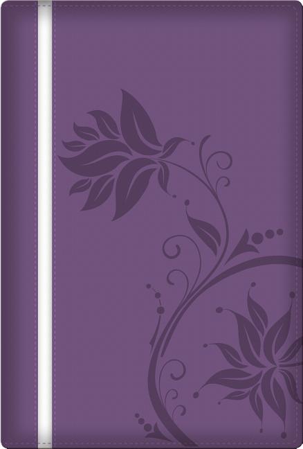 Biblia de la Mujer Conforme Al Corazón de Dios: Duotono Morado - Ingram