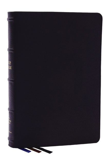 Nkjv, Large Print Thinline Reference Bible, Blue Letter, MacLaren Series, Genuine Leather, Black, Comfort Print: Holy Bible, New King James Version - Ingram